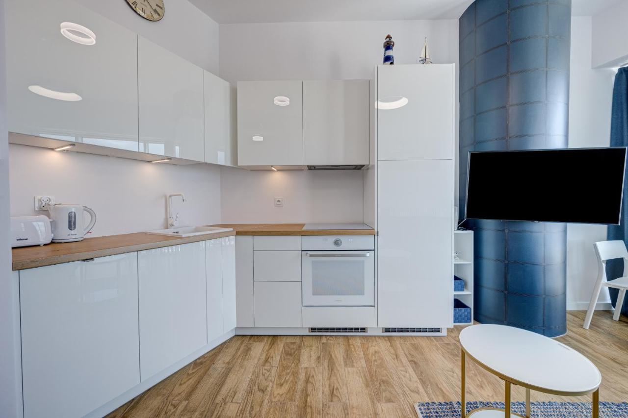 Ferienwohnung Aleda Tower, 14 Floor, Balkon Stettin Exterior foto